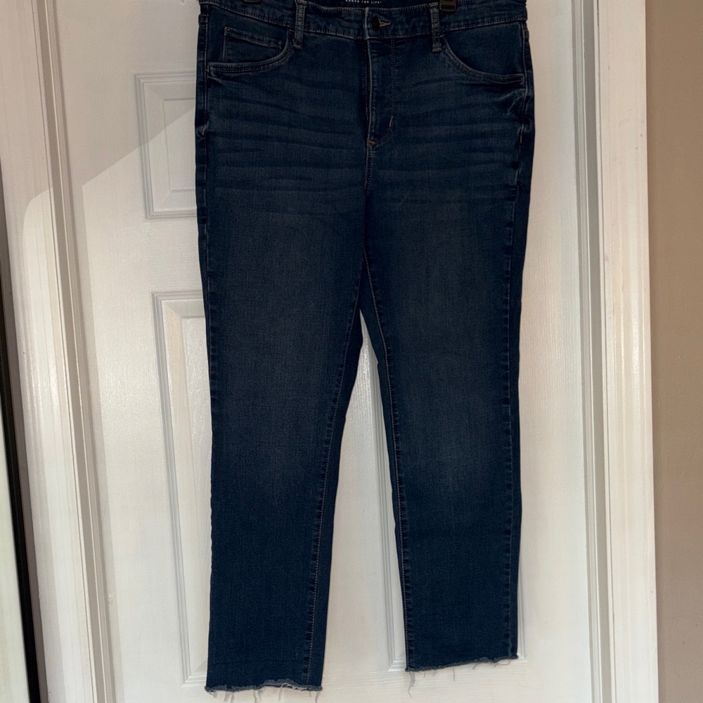 Sonoma Dark Blue Ankle Jeans